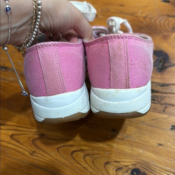 L.L. Bean Pink Sneakers with Canvas Upper and Rubber Sole size 7.5 - Picture 7 of 7